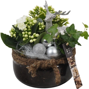 Deco Christmas Arrangement 16Ø 23cm