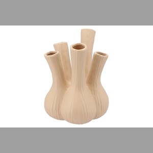 Aglio Mat Sand Vase 26x35cm Nm