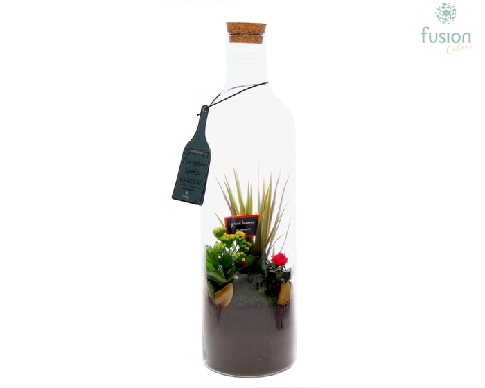 <h4>Green Bottle Fles Large Grootmoederdag met Arrangement</h4>
