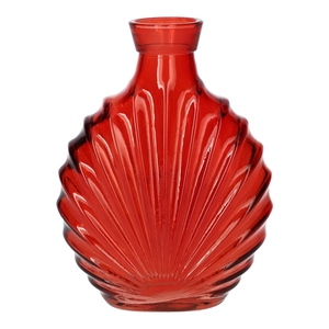 Bottle Shelia 12.5x5.5x16.8 cherry red transparent