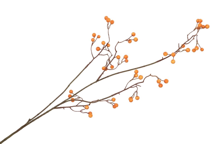 <h4>Silk Berry Branched Orange 93cm</h4>