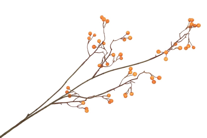 <h4>Silk Berry Branched Orange 93cm Nm</h4>
