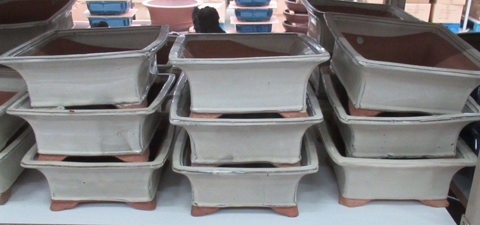 <h4>Bonsai pot square, white (23,5x23,5x10)</h4>