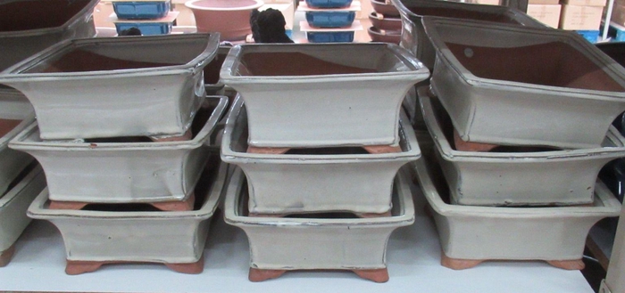 <h4>Bonsai pot square, white (23,5x23,5x10)</h4>