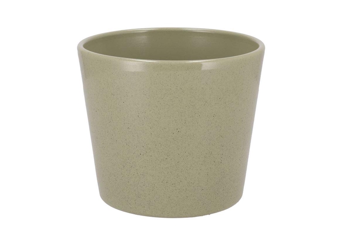 <h4>Ceramic Kiwi Stone Pot 15cm</h4>