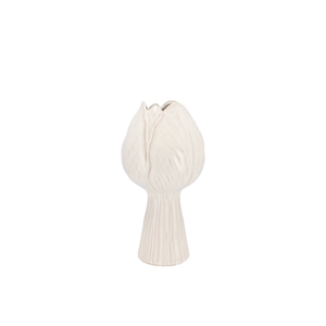 Tulip White Vase Tulip 11x11x21cm