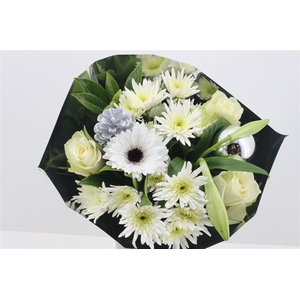 Boeket Splash Kerst Wit