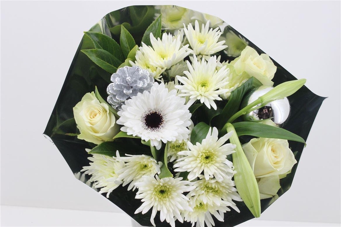 <h4>Boeket Splash Kerst Wit</h4>