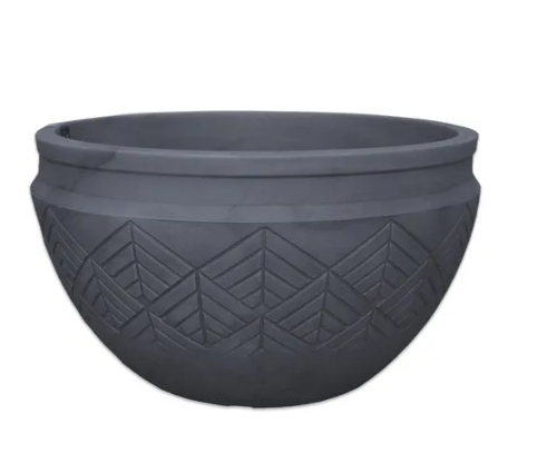 <h4>VASO TRIBO CILINDRICO 75 PRETO ARDOSIA</h4>