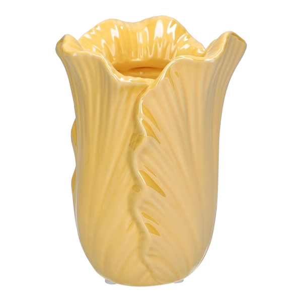 <h4>Vase Blush d9.5xh13.2 yellow</h4>