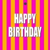 Labels Kaart 7*7cm x20 Happy Birthday