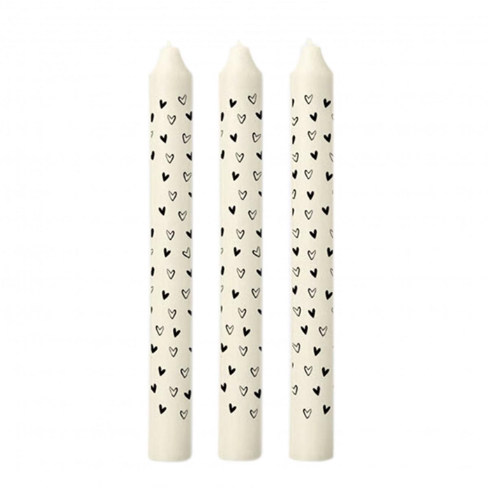 <h4>Valentine Candle Hearts d2.2*20cm x3 ass.</h4>