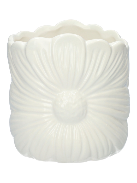<h4>DF03-751520147 - Pot Bloomy d13.5xh15 white</h4>