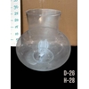 GLAS VAAS  BOL L-ROSE H28XD26