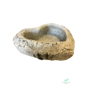 CEMENT HEART BIRCH WHITE 14X14X5CM