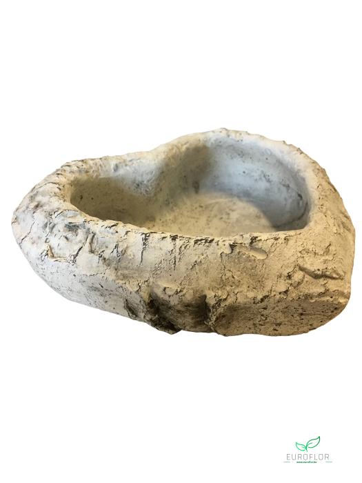 CEMENT HEART BIRCH WHITE 14X14X5CM