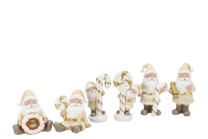Belly Cozy Sand Santa Xmas Cake 10x9x11cm