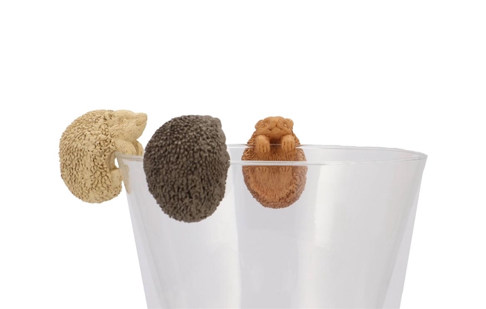 <h4>Hedgehog Woods Brown Hanging Polystone Ass 6x5x7cm Nm</h4>