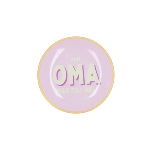 Plate Round Oma 18x18x2cm