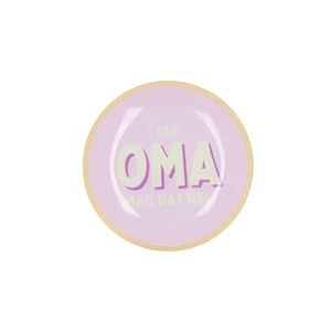Plate Round Oma 18x18x2cm
