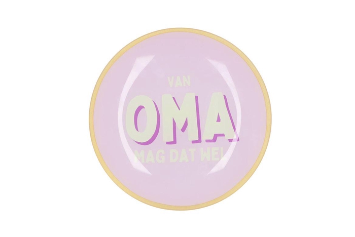 Plate Round Oma 18x18x2cm Nm
