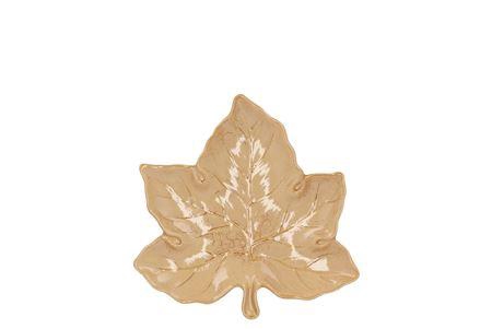 <h4>Leaf Maple Plate Warm Sand 11x11x3cm Nm</h4>