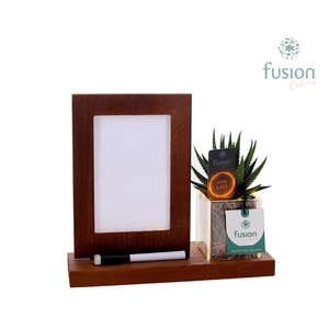 Acryl LED Glow Art Frame met Succulent