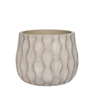 Ceramics Wave pot d17*13cm
