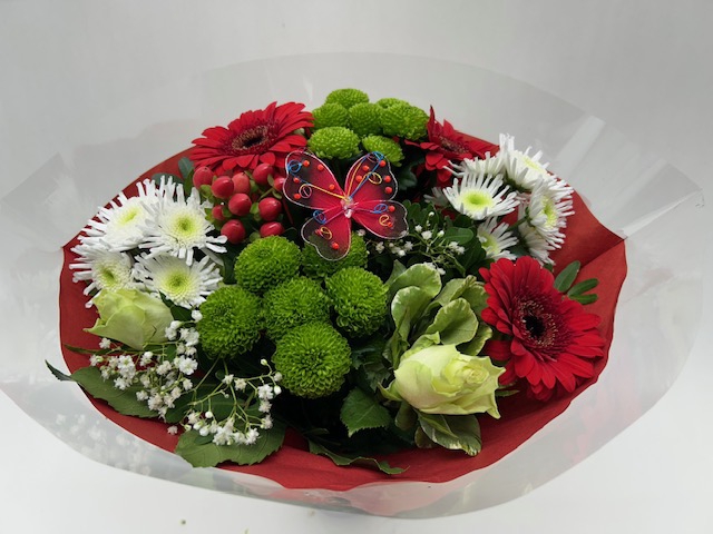 <h4>Boeket Biedermeier Rood</h4>