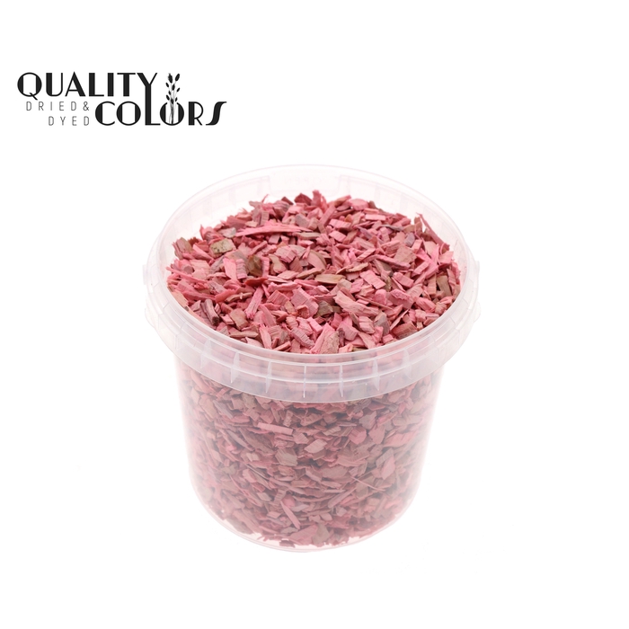 <h4>Wood chips 1 ltr bucket Frosted Pink</h4>