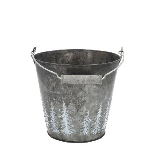 <h4>Christmas Zink Pohon bucket d16*15cm</h4>