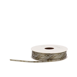 Ribbon Small X-mas Green 50mx3mm Nm