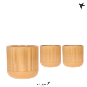 Kolibri Home Flare pot ocher
