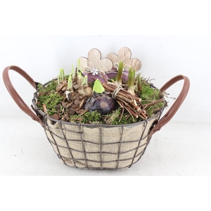 arr4 Bollenmix JS - Jute mand ovaal leer oor