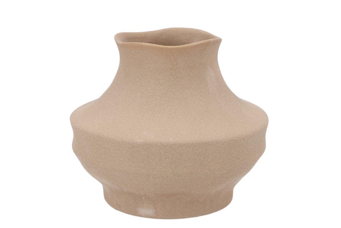 <h4>Junia Brown Organic Vase 24x24x20cm Nm</h4>