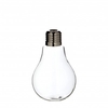 Glass vase light bulb d08 12cm
