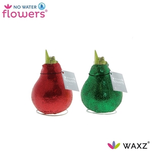 No Water Flowers Glitterz® Mix Traditional Rood / Groen