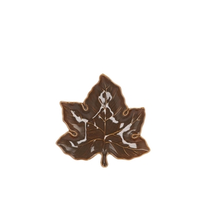 Leaf Maple Plate Olive 11x11x3cm Nm