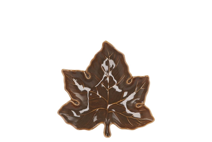 <h4>Leaf Maple Plate Olive 11x11x3cm Nm</h4>
