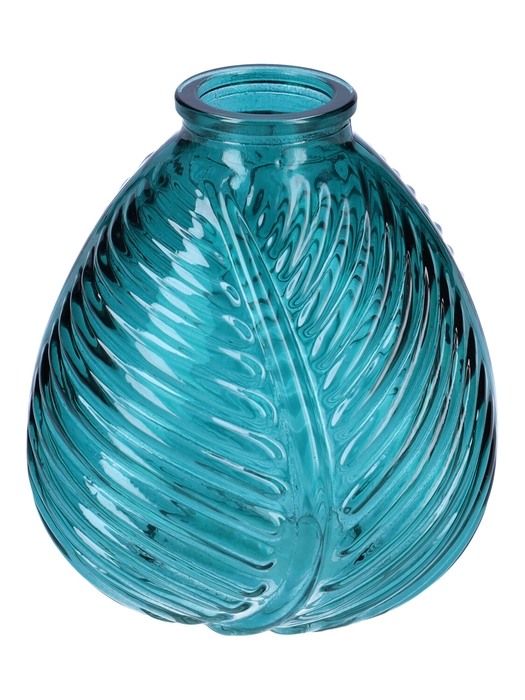 <h4>DF02-590135300 - Vase Flora d5/14xh16 petrol</h4>