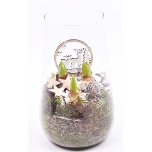 Glas cilinder 14x16cm