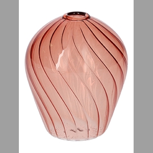 DF02-665292800 - Bottle Swirl d1.5/7.5xh9 old pink
