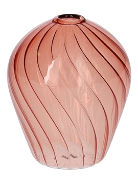 <h4>DF02-665292800 - Bottle Swirl d1.5/7.5xh9 old pink</h4>