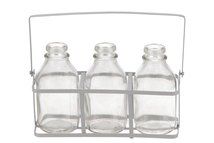 <h4>Metal Rack +3 Bottles</h4>