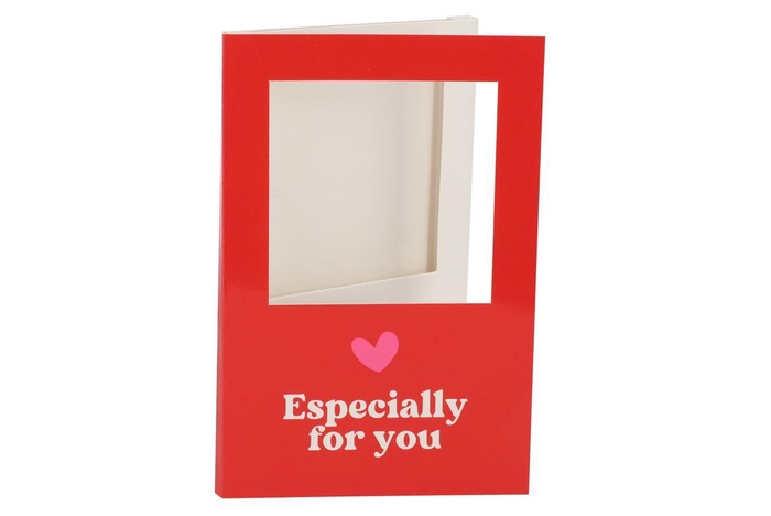 <h4>Gift Tile Card Especially For You Red 21x14x1cm</h4>