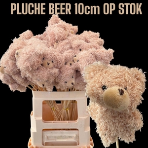 Pluche Beer Op Stok 10cm