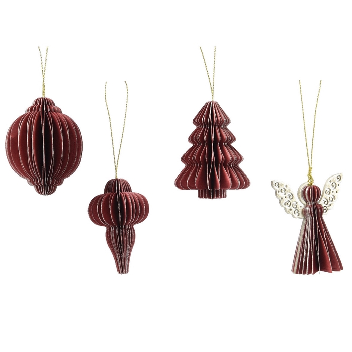 <h4>Kerst Hanger figuur 3D 60mm ass.</h4>