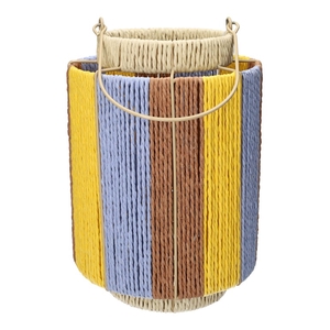 Lantern Lunara d14/20xh28.5 ochre/l