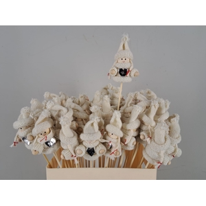 Stick Puppet 7,5cm White 85308