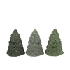 Candle Frosty Tree Man Majestic Green Mix 9x9cm
